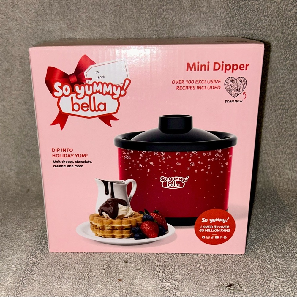 So Yummy Bella Mini Dipper in Red